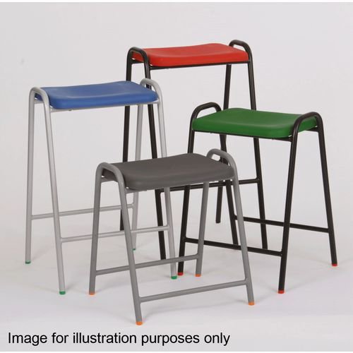 Flat top stacking stools - Set of 4