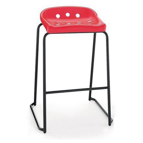 Polypropylene stacking stools - Set of 4