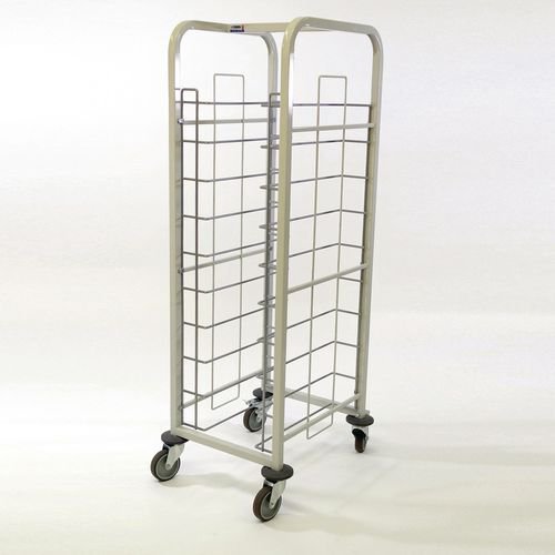 Tray clearing trolleys