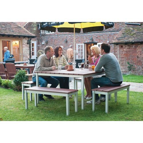 Outdoor dining table