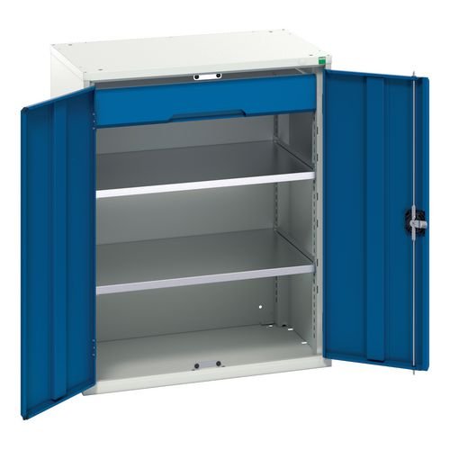 Kitted Cupboard 800 Wide 1 Drawer 2 Shelves