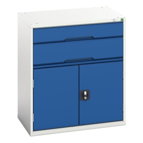 Medium Duty Drawer Cabinets 1 X 125mm, 1 X 175mm Drawers And 1 X 525mm Cupboar