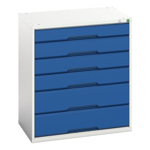 Medium Duty Drawer Cabinets, 1 X 100mm, 3 X 125mm And 2 X 175mm Drawers