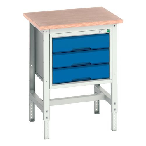 Static Workstand With 3 Drawer W X D 780 X 600