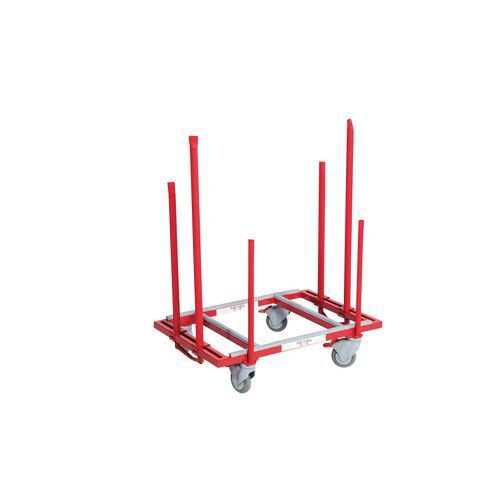 Multi-trolley heavy duty furniture mover, 6 posts
