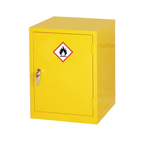 Dangerous Substance Cabinet Supplied With Ghs Labelling.  One Adjustable Shelves. British Manufactured.