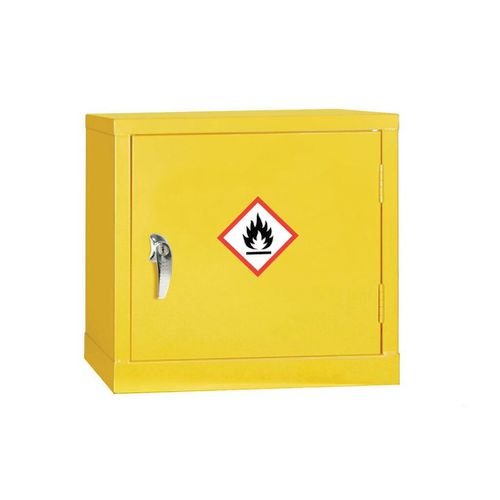 Dangerous Substance Cabinet Supplied With Ghs Labelling.  One Adjustable Shelves. British Manufactured.