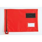 Short Zip Flatpouch, Red 470 X 355 mm