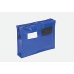 Tamper Evident Full Gussetmail Pouch, Blue 406 X 305 X 76 mm