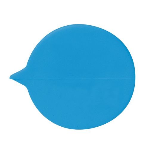 Blue Plain Round Seals, Pack Of 500