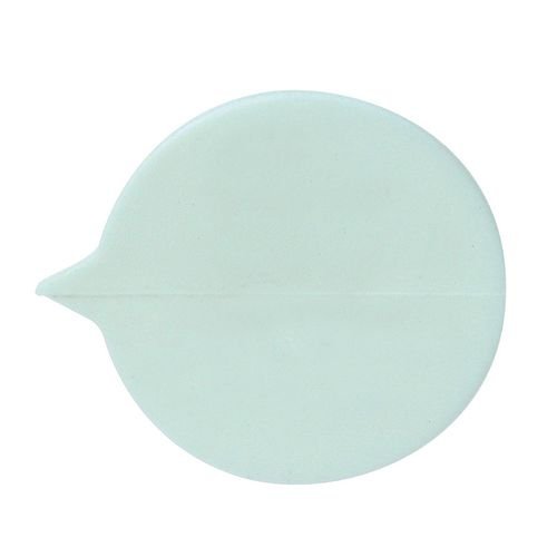 White Plain Round Seals, Pack Of 500