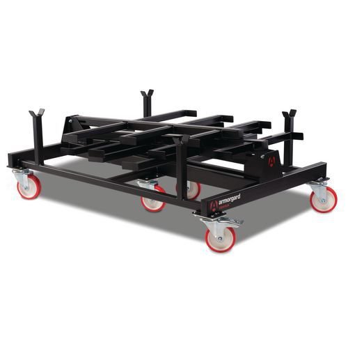 Pipe rack mobile storage units