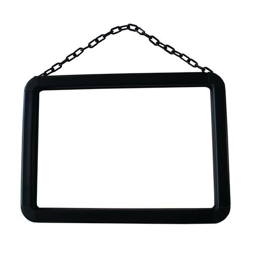 A4 Frame For Chain Post - Black - - -