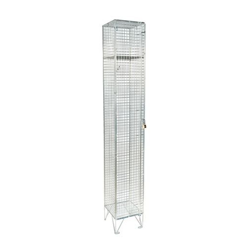 Locker - 6mm Dia. Wire Mesh 1 Door Individual D:457mm
