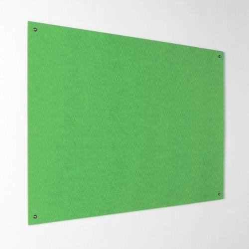 Eco-Colour® Frameless fire resistant office noticeboards - Apple Green