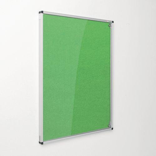 Eco-colour® fire resistant tamperproof lockable office noticeboards