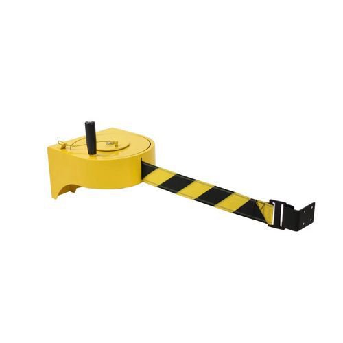 Tensabarrier® Nightview™ extra long wall mounted retractable belt barrier