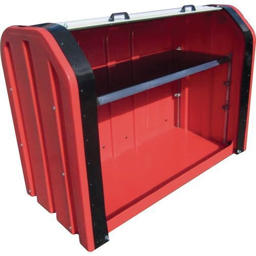 Large roller shutter outdoor storage lockers