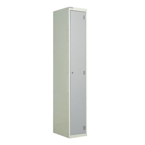 Laminate Door Lockers Light Grey Door  - Wet Area 1800.300.450 - 1 Compartment