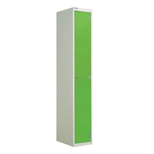 Laminate Door Lockers Green Door  - Wet Area 1800.300.450 - 1 Compartment