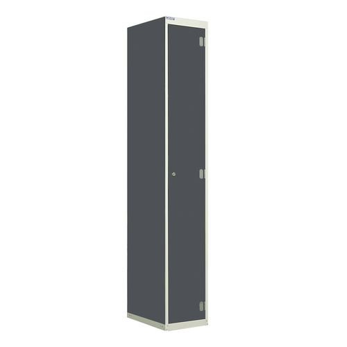 Laminate End Panels Dark Grey For 300 Deep Lockers