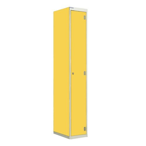Laminate End Panels Yellow For 450 Deep Lockers