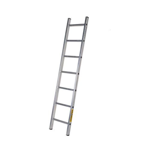 Single Aluminium  Ladder, 7 Tread, En131 150Kg Capacity
