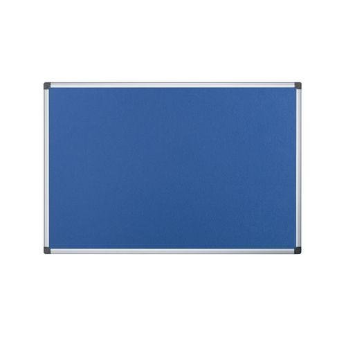 Modular display board system boards - blue felt, 600 x 900mm