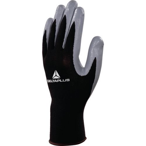 Nitrile palm coated safety gloves