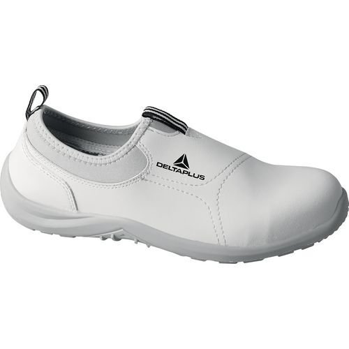 Slip on white safety shoes S2 SRC - Size 2 - White