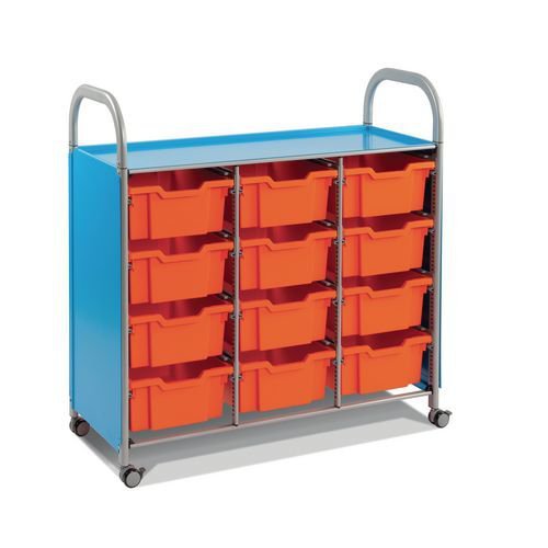 Gratnell Callero mobile tray storage trolleys