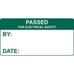 Passed for Electrical Safety- Labels (50 X 25 mm Roll of 250)