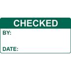 Checked - Labels(50 X 25 mm Roll of 250)