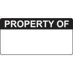 Property of - Labels(50 X 25 mm Roll of 250)