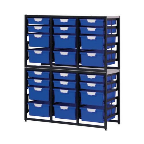 Premium static tray storage racks - A4 size trays