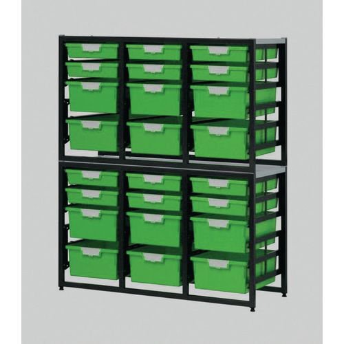 Premium static tray storage racks - A4 size trays