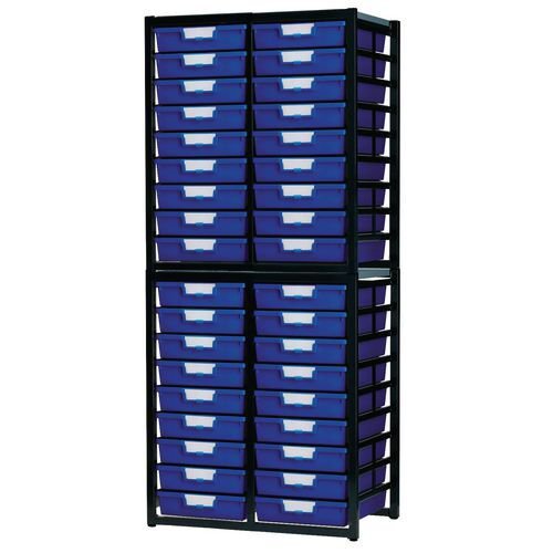 Premium static tray storage racks - A4 size trays