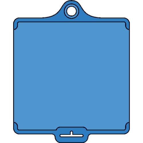 Assettag Medium Blank Pack 50 - Blue