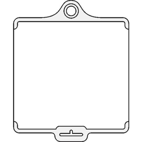 Assettag Medium Blank Pack 50 - White