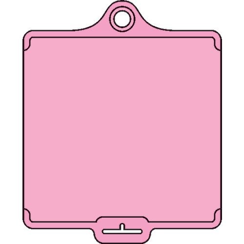 Assettag Medium Blank Pack 50 - Pink