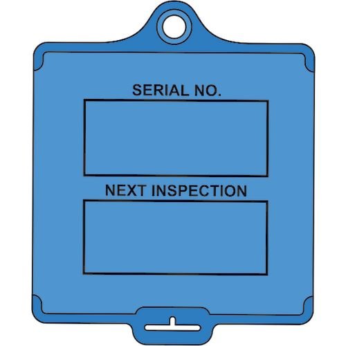 Assettag Medium Inspection (Style A) Pack 50 - Blue