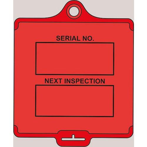 Assettag Medium Inspection (Style A) Pack 50 - Red