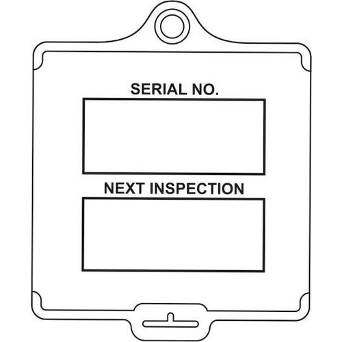 Assettag Medium Inspection (Style A) Pack 50 - White
