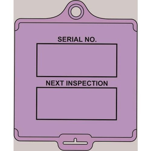 Assettag Medium Inspection (Style A) Pack 50 - Lilac