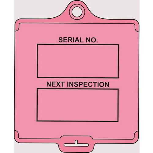 Assettag Medium Inspection (Style A) Pack 50 - Pink