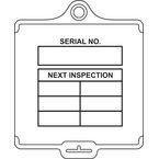 Assettag Medium Inspection(style B) Pack 50 - White