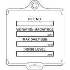 Assettag Medium Vibrationcontrol Pack 50 - White