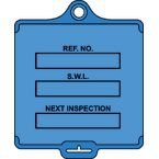 Assettag Medium Safeworking Load Pack 50 - Blue