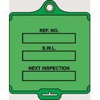 Assettag Medium Safeworking Load Pack 50 - Green