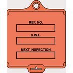 Assettag Medium Safeworking Load Pack 50 - Orange